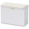 HOMCOM Shoe Bench with Padded Seat Cushion and Flip-Drawer, Entryway Bench - 4 of 4