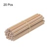 Unique Bargains Arts Garden Christmas Decoration Round Natural Wood Sticks 20 Pcs - 3 of 4