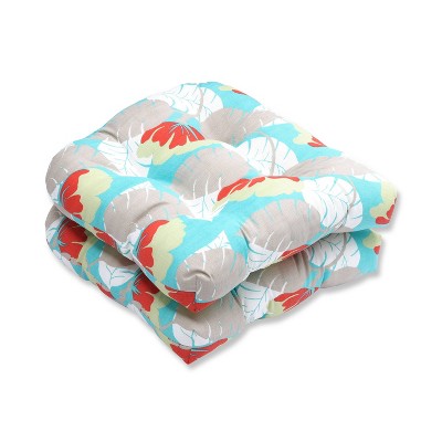 Pillow Perfect Outdoor Cushion Set - Blue