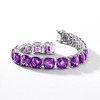 Ross-Simons 45.00 ct. t.w. Amethyst Tennis Bracelet in Sterling Silver - 3 of 4
