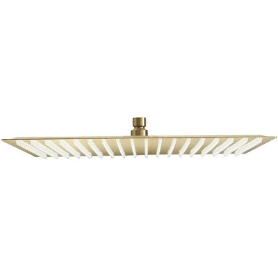 1-Spray Patterns 10 in. Single Wall Mount & Ceiling Mount Square Rain Fixed Shower Head