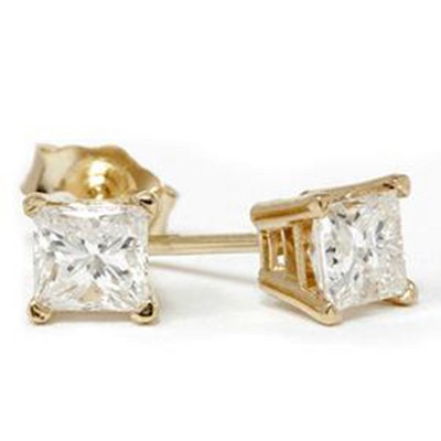 Pompeii3 3/8ct Diamond Studs 14K Yellow Gold