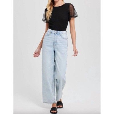 Women's Tulle Princess Sleeve Tee - GOLDIE