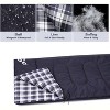 Sportneer Double Sleeping Bag - 2 Person Queen Size Sleeping Bag with 2 Pillows for Adults Kids in 3 Season Warm Cold Weather - 4 of 4