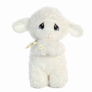Aurora Medium English Luffie Praying Lamb Precious Moments Inspirational Stuffed Animal White 10" - 1 of 4