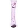 Memoi Women's Libra Zodiac Sign Crew Socks Lavender 9-11 - 2 of 4