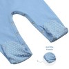 Ola! Otter Romper with Footsie - Cornflower Blue - 3 of 4