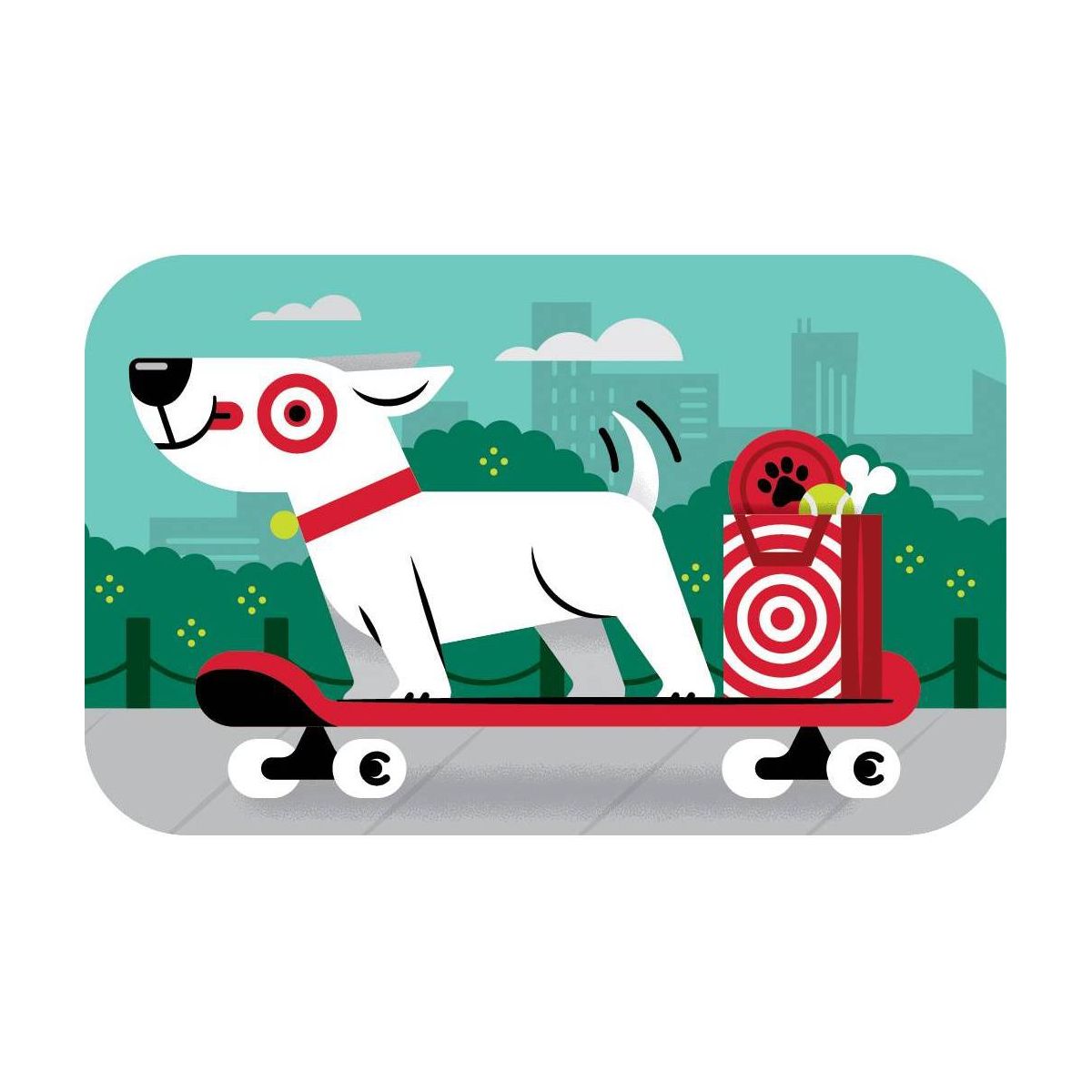 Boardin' Bullseye Target GiftCard