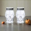 Dura Culina® 42oz 2pk Skull Glass Jar with Lids - 3 of 3