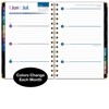 HARDCOVER 2026 Planner, 5.5"x8": 14 Months (Nov 2025-Dec 2026), Daily/Weekly/Monthly,  Bookmark, Pocket Folder w Sticky Notes (Sugar Skull) - 2 of 4
