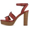 Journee Collection Womens Mandilyn High Heel Platform Sandals - 2 of 4