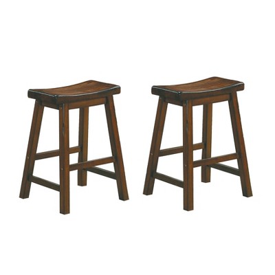 NicBex Dining Chairs Set of 2 Backless Saddle Casual Dining Home Furniture Seat Counter Stools for Kitchen, Bedroom