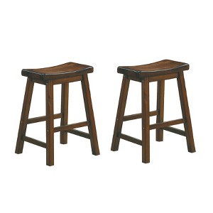 NicBex Dining Chairs Set of 2 Backless Saddle Casual Dining Home Furniture Seat Counter Stools for Kitchen, Bedroom - 1 of 4