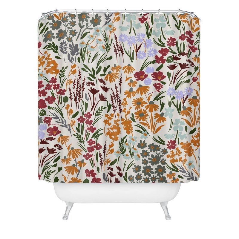 Marta Barragan Camarasa Spring Flowery Meadow Heavy Shower Curtain - Deny Designs, 1 of 5