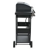 3-Burner Propane Gas Grill in Stainless Steel with Condiment Rack, and Built-in Thermometer - 4 of 4