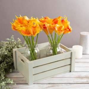 Nature Spring Faux Calla Lily Bundle - 24, Orange - 1 of 4
