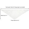 INSPIRE CHIC Women's Crochet Tassel Triangle Shawl Fashion Scarves - 3 of 4