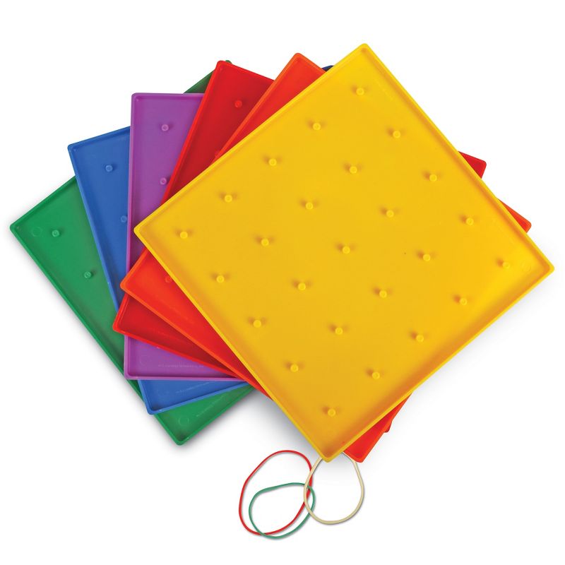 Learning Resources Class Pack Geoboards, 7", Set of 10, 3 of 6