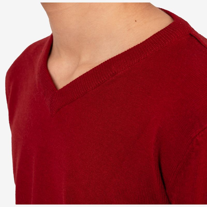 X RAY Boy's Basic V-Neck Sweater, 4 of 6