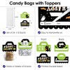 Big Dot of Happiness Jack-O'-Lantern Halloween - DIY Kids Halloween Party Clear Goodie Favor Bag Labels - Candy Bags with Toppers - Set of 24 - 3 of 4