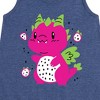 Girls' - Instant Message - Dragonfruit Graphic Sleeveless Aline Dress - 2 of 4