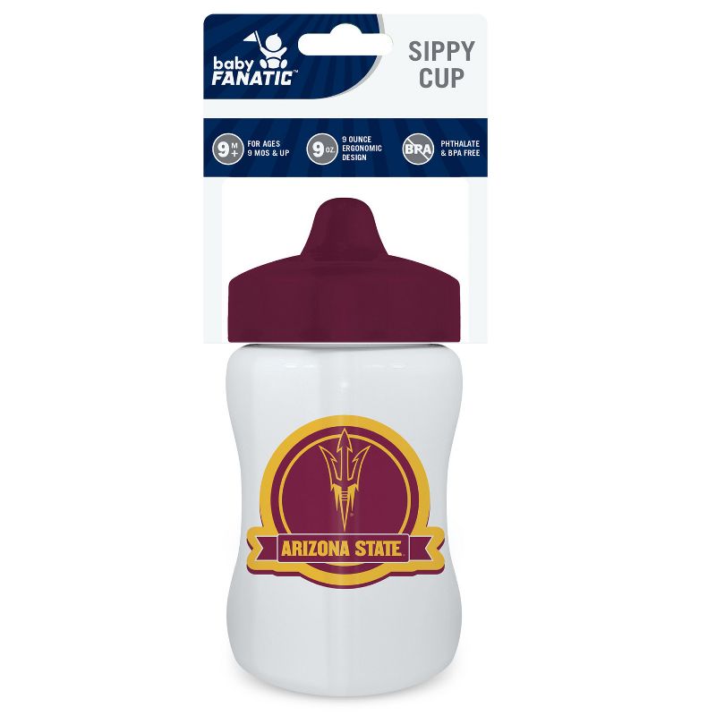 BabyFanatic Toddler and Baby Unisex 9 oz. Sippy Cup NCAA Arizona State Sun Devils, 3 of 5