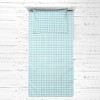 Bacati - Houndstooth Aqua Muslin 3 pc Toddler Bed Sheet Set 100 percent cotton - 3 of 4