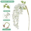 Unique Bargains Silk Durable UV-resistant Artificial Plant 3 Pcs - 2 of 4