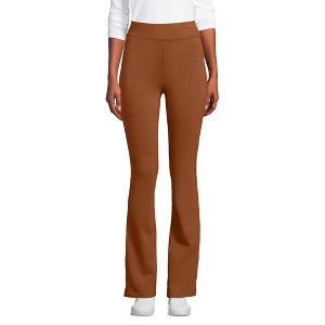 Lands' End Women's Starfish High Rise Flare Pants - 1 of 3