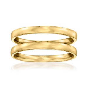 Ross-Simons 18kt Gold Over Sterling Jewelry Set: 2 2mm Stackable Rings - 1 of 4