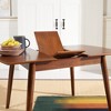 Varda Manual Extension Dining Table - Walnut - Safavieh - 2 of 4