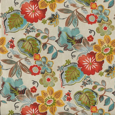 Alatriste Ivory Floral Tufted Outdoor Loveseat Cushion 44"x19"