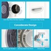 Costway 1500W Electric Tumble Compact Laundry Dryer Stainless Steel Tub 13.2 lbs - 4 of 4