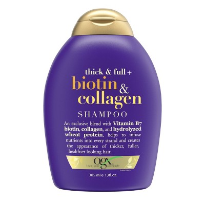 Ogx Thick & Full + Biotin & Collagen Shampoo For Thin Hair - 13 Fl Oz ...