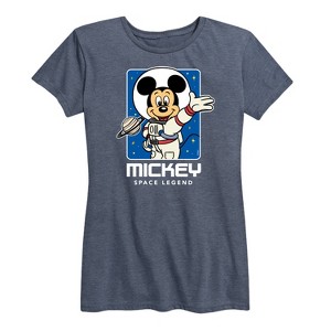 Women's - Disney - Retro Mickey Portrait Short Sleeve Graphic T-Shirt - 1 of 4