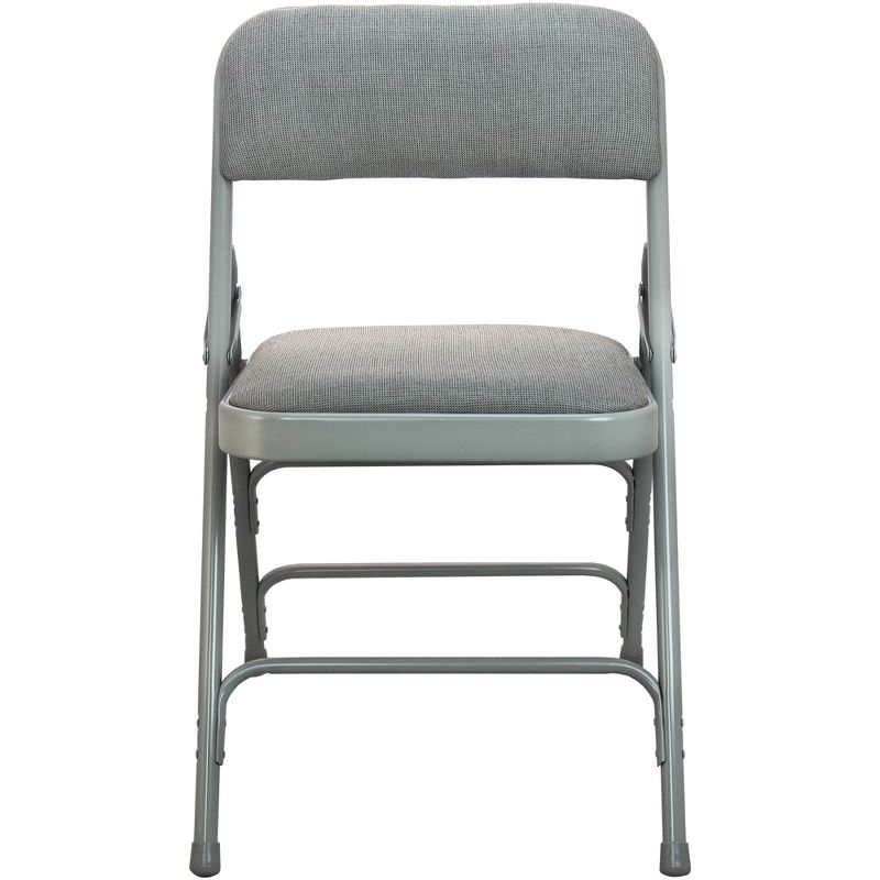 Emma and Oliver 2-pack Padded Metal Folding Chair - Fabric Seat, 5 of 8
