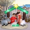 NAYSAYE Inflatable Holiday Decoration Nativity Scene Jesus for Christmas Yard Display, Multicolor, 78.74"*37.4"*65.35" - 2 of 4