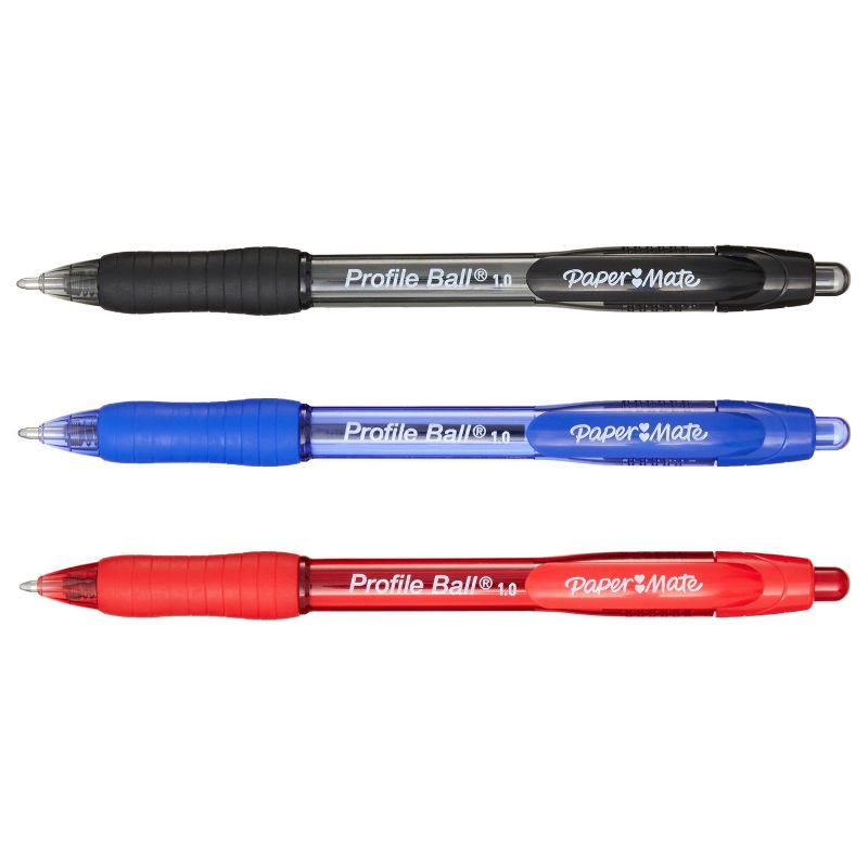 Paper Mate Profile 8pk Ballpoint Pens 1.0mm Medium Tip Multicolored, 3 of 7