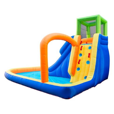 Banzai Splash Falls Water Park Outdoor Backyard Inflatable Slide