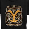 Women's - Yellowstone - Yellowstone Flourish Design Short Sleeve Graphic T-Shirt - 2 of 4