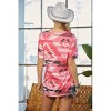 Women's Mara Aztec V Neck Top - Avery Apparel - 2 of 3