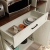 70.87 Inch Multifunctional Farmhouse Kitchen Sideboard With Cabinets And Drawers, Kitchen Sideboard White - 4 of 4
