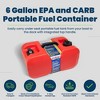 Scepter 6 Gallon Under Seat Portable Marine Tank with 2-Way Vented Cap, EPA CARB Fuel Can Container for Boats and Watercraft, 19.3"L x 12.2"W x 10.2"H - 2 of 4