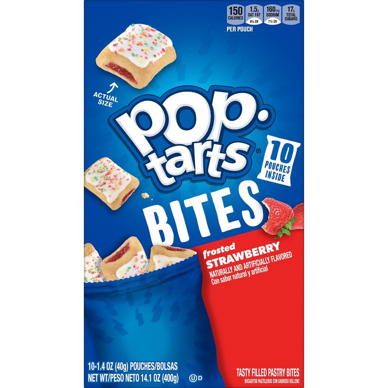 Pop-Tarts Bites Frosted Strawberry Pastries - 10ct /14.1oz, 6 of 10