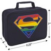 Superman Rainbow Shield Logo Insulated Soft Sided Lunch Box - 2 of 4