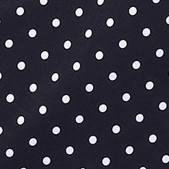 polka dots on black