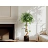 coucheta Ficus Tree Artificial,Artificial Plants Indoor in Sturdy White Pot,Indoor Faux Tree for Home Office Decor - 2 of 4