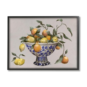 Stupell Industries Citrus Fruits in Bowl Framed Giclee - 1 of 4