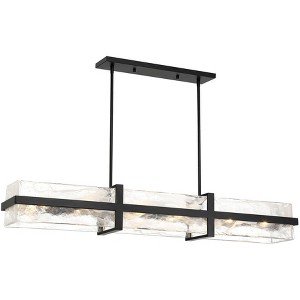 Minka Lavery Minka Cloud Break 59 3/4" Wide Coal Black Linear Chandelier - 1 of 3