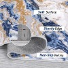 Acekool Washable Area Rug, Soft Modern Abstract Marble Pattern, Non-Slip Rug for Living Room, Kitchen, Game Room, High Traffic Floors - 3 of 4